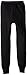 Duofold Boys Light Weight Double Layer Thermal Pant, Black, Large