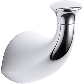 KOHLER K-37055-CP Alteo Single Robe Hook, Polished Chrome