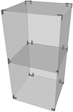 Vitrina Glassteck Con Posterior 30 X 30 Cm Venta Sistema De