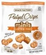 Pretzel Crisps - Gluten Free Minis Salted Caramel, 5 Ounce -- 12 per case.