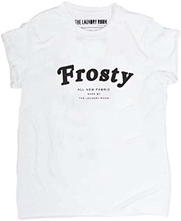 The Laundry Room Frosty Stamp Rolling Tee - White