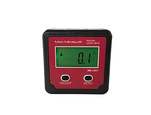 Digital Level Box with Backlight Angle Finder LCD Digital Angle Gauge Protractor Inclinometer Bevel Box for Helicopter Bevel Angle of Miter Saw Automobile Test and Repair