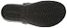 crocs Women's Sanrah Studded Circle WDG Flip Flop, Black/Black, 8 B(M) US