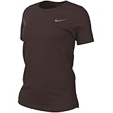 Nike Womens Legend Short Sleeve Crew T-Shirt (US, Alpha, XX-Large, Regular, Regular, Dark Cinder)