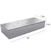 CoZroom Smoker Box Stainless Smoker for BBQ Grill Wood Made of Stainless Steel with Hinged Lid for Charcoal and Gas Barbecue Meat Smoking