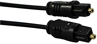 Fullink Optical Fiber Optic Toslink Digital Audio Cable for DVD 2 pack 3 Feet