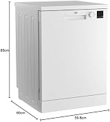 Beko DVN04320W Freestanding Dishwasher 13 Place Quick Wash 30 Min view 7