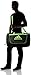 adidas Defender Duffel Bag, Small, Black/Solar Green