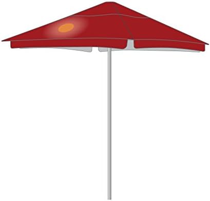 Amazon Com Best Of Times 1020w1303 Desert 8 Ft Tall Square Market Umbrella One Size Orange Garden Outdoor