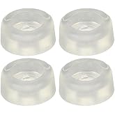 Sewing Machine Rubber Cushion Feet Pads, 4-Pack | Dampens Vibration on Desks, Stops Sliding During High-Speed Stitching, Non-Skid Grip for Quiet Operation, Easily Fits Most Ho