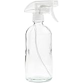 Glass Spray Bottle - Empty Refillable 16 oz Container is Great for Essential Oils, Cleaning Products, Homemade Cleaners, Arom