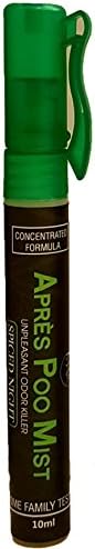 Toilet Deodorizer, Après Poo Mist, Bathroom Spray for Travel, 50 Trips to The Bowl, Portable and Discreet, (Fresh Moon Citrus Scent)10ml. Powerful, Made from 100% Pure Cold Pressed Essential Oils