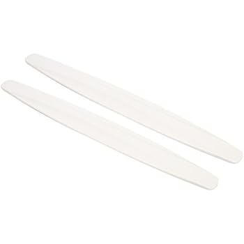 Car Bumper Protector PVC Stick Rear Bumper Protection Anticollision (Color : White)