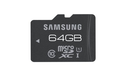 Samsung 64GB PRO Micro SDXC with Adapter - up to 70 MB/s - UHS-1 Class 10 Memory Card (MB-MGCGBA/AM)