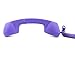 SANOXY Purple Retro Classic Eliminate Radiation Telephone Handset for iPad, iPhone, Android and other smartphones with 3.5mm audio jack