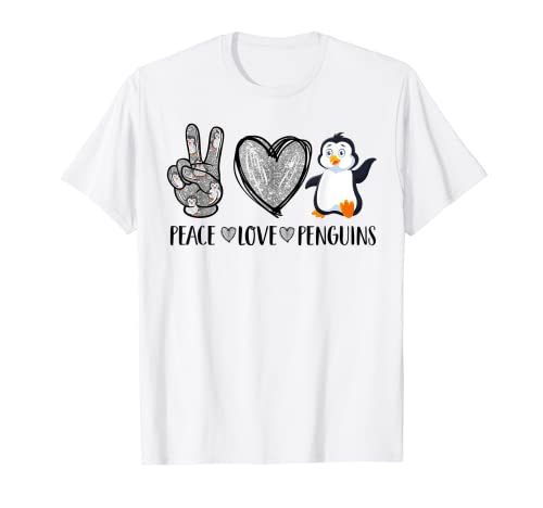 Peace Love Penguin, Penguin Lover T-Shirt