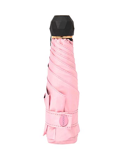 Boddenly Lipstick Mini Umbrella, Umbrella Windproof, Umbrellas for Women with UV Protection, Anti-UV Folding Umbrella for Car Rain Outdoor Use