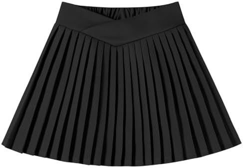 Amazon.com: Afurdel Pleated Skirts for Girls Black School Uniform