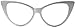 Owl Cat Eye Glasses for Women Retro Vintage 1950s - Black Frame Clear Lens