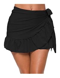 ChinFun - Bikini para mujer con volantes y faldas de natación