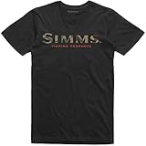 Simms Logo T-Shirt – Men's Short Sleeve Crewneck