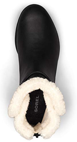 Sorel-Womens-Harlow-Bootie-Cozy-Winter-Boot-with-Shearling-Collar