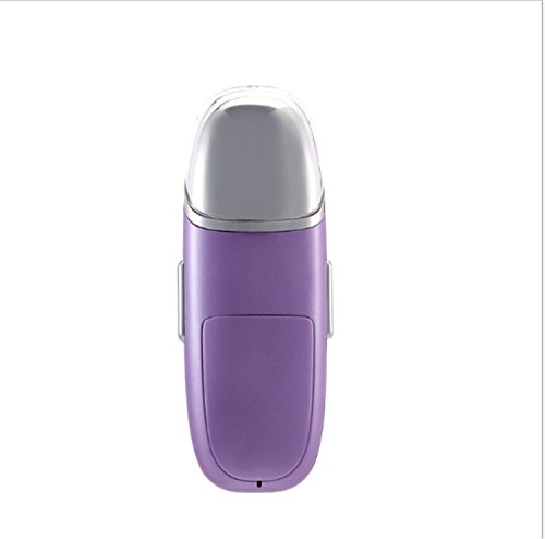 Ruanlei Humidifier Improves Health/Skin, Mood, Sleep, Focus - Breath Better with CleanUsb rechargeable portable Vibration Meter face beauty massage Steam Humidifier Nebulizer Nm, Purple
