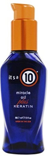 It's a 10 Haircare Miracle Oil Plus Keratin, 3 fl. oz. (Pack of 2)