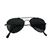 Voberry New Cool Fashion Mercury Ultraviolet-proof Goggles Metal Frame Sunglasses For Children Kids, Boy,Girl, Baby (Black)
