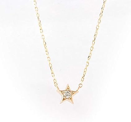 Amazon Co Jp スタージュエリー ガール ネックレス イエローゴールド 2jn7140 ゴールド 服 ファッション小物