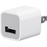 Apple A1385 USB Cube Adapter 5W Wall Charger for iPod, iPad, iPhone 5/5c/5s/6/6s/7 Plus