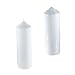 Mega Candles 6 pcs Unscented Round Dome Top White Pillar Candles, Low Cost Single Use Event Wax Candle 3 Inch x 9 Inch, Ideal for Weddings, Parties, Events, Occasions, Florists, Prayers, Vigils
