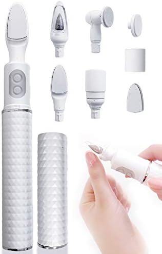 ＴＯ ＬＡＦＦ 電動ネイルケア ネイルマシン 電動爪削り 爪磨き ネイルファイル ネイルオフ ネイルやすり 甘皮処理 防水 静音設計 左右回転 携帯専用袋2個付属 ＵＳＢ充電式 ネイルケアセット 一年保証付き (本体 やすりセット)