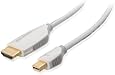 Cable Matters Mini DisplayPort (Thunderbolt&trade; 2 Port Compatible) to HDTV Cable in White 25 Feet