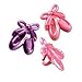 Ballerina Slippers Pearlized Cupcake Rings - 24 pc