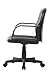 VIVA OFFICE Ergonomic Mid Back Office Chair, Bonded Leather Computer Task Chair