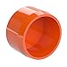 FORMUFIT F012EEC-OR-10 PVC External End Cap, Furniture Grade, 1/2