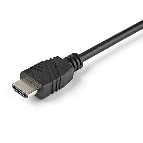 StarTech com 2 Port HDMI KVM Switch - 4K 60Hz - Compact Dual Port UHD/Ultra HD USB Desktop KVM Switch w/Integrated 4ft Cables & Audio - Bus Powered & Remote Switching - MacBook ThinkPad (SV211HDUA4K)