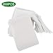 200PCS Tea Filter Bags, Disposable Empty Tea Bags with Drawstring Safe & Natural Material, 1-cup Capacity, Fill Your Own Tea for Herb, Coffee & Loose Leaf Tea (3.6x 2.8 inch)