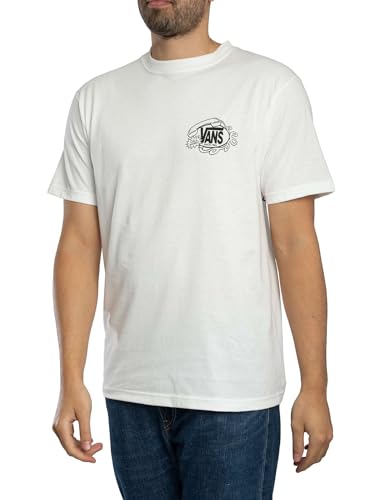 Herren Hot Lines Rückengrafik-T-Shirt, White, L