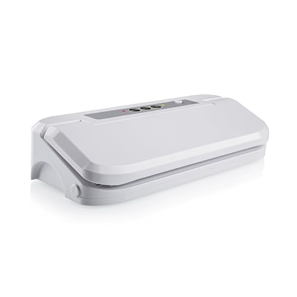Food-Sealer-Automatic-Vacuum-with-Non-Vacuum-Seal-Optio-LED-Indicator–Preserve-Dry-Moist-Foods-Fresh-up-to-3-Months–Lightweight-Fits-up-12-Inch-Rolls–5-Free-Bags-White
