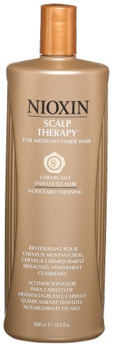 Nioxin Scalp Therapy, System 8 (Medium/Coarse/Treated/Noticeably Thinning), 33.8 Ounce