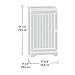 Sauder Caraway Floor Cabinet, Soft White finish