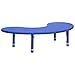 Flash Furniture Blue Preschool Activity Table, 35