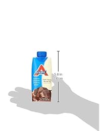 Atkins Gluten Free Protein-Rich Shake, Dark Chocolate Royale, Keto-Friendly, 4 Count
