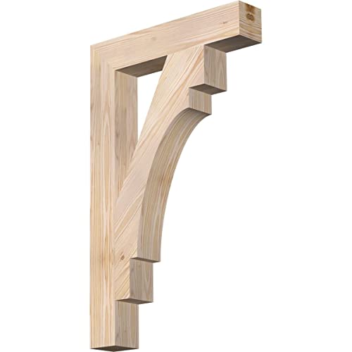Ekena Millwork BKT04X20X32MRC05SDF Merced Block Bracket, 20" D x 32" H Rustic W…