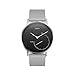 Withings unisex adult 18mm Silicone Wristband, Grey - Silver Buckle, 36mm US