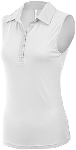 Solid Knit Sleeveless Collared Button 7585_INR-OFF_WHITE-L