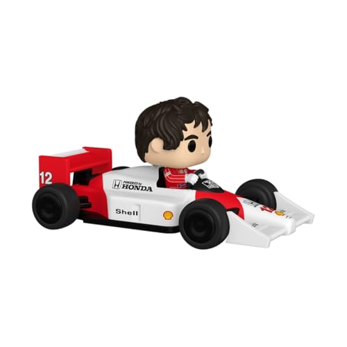 Candide Funko POP! Ayrton Senna Rides Super Deluxe McLaren – Figura Colecionável de 11 cm em Vinil