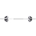CAP Barbell 100-Pound Weight Set with 5-Feet Threaded Standard Bar